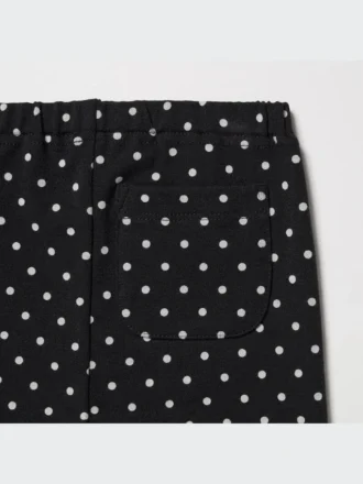 Baby-leggings i fuld længde (prikket)
