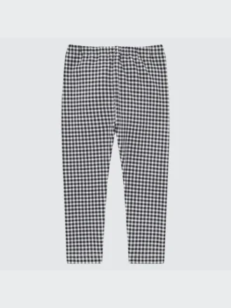Baby-leggings i fuld længde (ternet)
