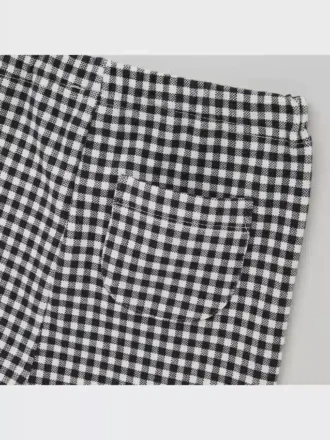 Baby-leggings i fuld længde (ternet)