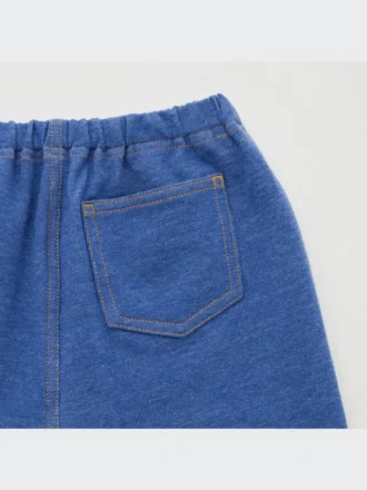 Baby-leggings med løs pasform | Denim-lignende