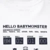 Babymonster UT Cropped Graphic T-shirt til kvinder