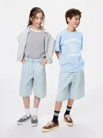 Baggy Jeansshorts til børn