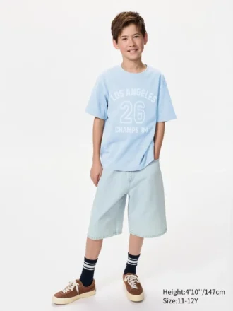 Baggy Jeansshorts til børn