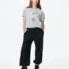 Blå Lock UT Graphic T-shirt til mænd