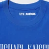 Blå Lock UT Graphic T-shirt til mænd