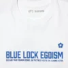 Blå Lock UT Graphic T-shirt til mænd