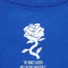 Blå Lock UT Graphic T-shirt til mænd