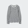 Blød ribbet T-shirt til kvinder | Stribet