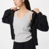 Blød ribbet tanktop til kvinder