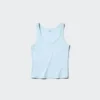 Blød ribbet tanktop til kvinder