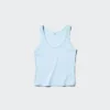 Blød ribbet tanktop til kvinder