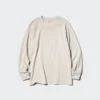 Blødt børstet T-shirt til mænd | Langærmede T-shirts