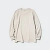 Blødt børstet T-shirt til mænd | Langærmede T-shirts