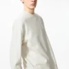 Blødt strikket fleece-T-shirt til mænd