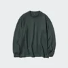 Blødt strikket fleece-T-shirt til mænd