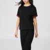 Boxy strikket T-shirt til kvinder