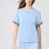 Boxy strikket T-shirt til kvinder