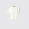 Boxy strikket T-shirt til kvinder