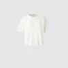 Boxy strikket T-shirt til kvinder