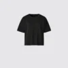 Boxy strikket T-shirt til kvinder