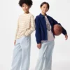 Børnejeans med bred, lige pasform