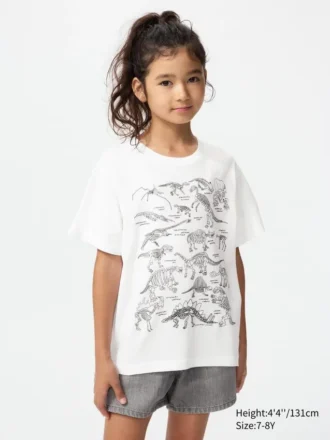 Børnets T-shirt med grafisk print af Jason Polan UT