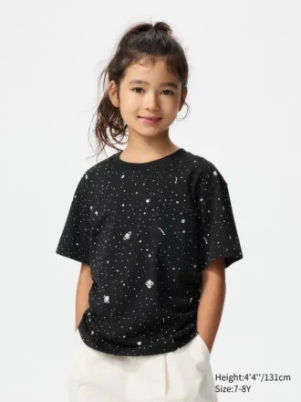 Børnets T-shirt med grafisk print af Jason Polan UT