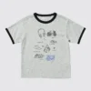 Børnets T-shirt med grafisk print af Jason Polan UT