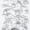 Børnets T-shirt med grafisk print af Jason Polan UT