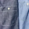 Chambray-overshirt til mænd