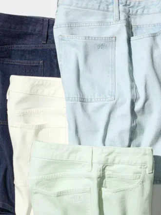 Denim-halvbukser til kvinder