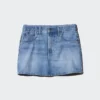 Denim-nederdel til kvinder
