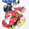 Disney Art UT grafisk T-shirt til mænd | Troldmand Mickey Mouse