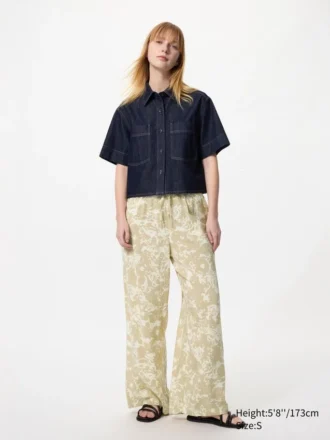 Drape Easy-bukser til kvinder | Blomst
