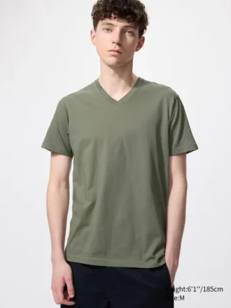 Dry V-hals T-shirt til mænd