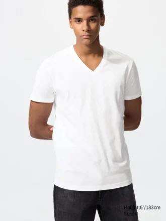 Dry V-hals T-shirt til mænd