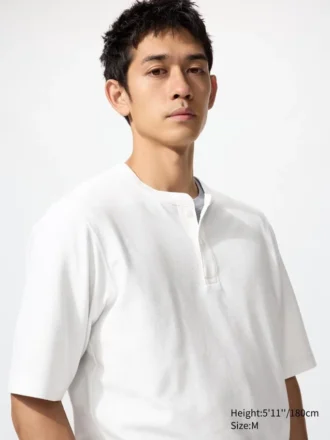 Dry Waffle Henley T-shirt til mænd