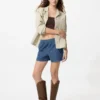 Easy shorts i bomuld til kvinder | Denim