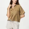 Easy shorts i bomuld til kvinder | Stribet