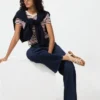 Ezy Wide Straight Jeans til kvinder