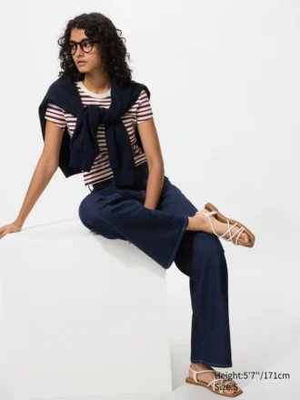 Ezy Wide Straight Jeans til kvinder
