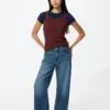 Ezy Wide Straight Jeans til kvinder