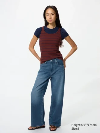 Ezy Wide Straight Jeans til kvinder