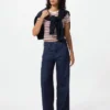 Ezy Wide Straight Jeans til kvinder