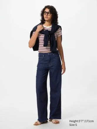 Ezy Wide Straight Jeans til kvinder