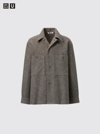 Fleece-jersey-overshirt til mænd