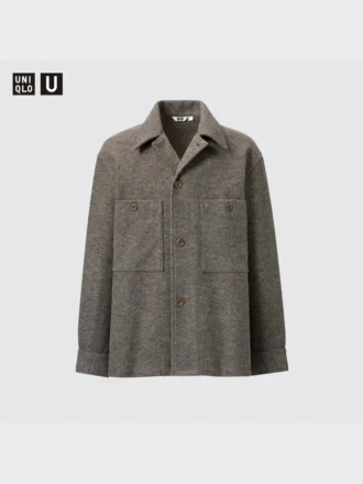 Fleece-jersey-overshirt til mænd