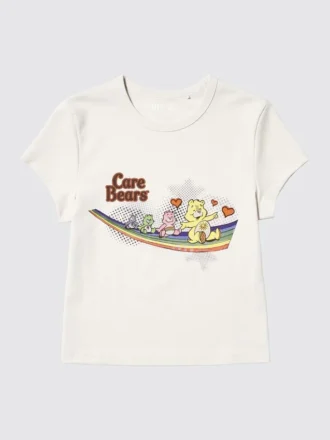 Grafisk T-shirt til kvinder med muntert motiv