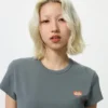 Grafisk T-shirt til kvinder med muntert motiv