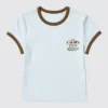 Grafisk T-shirt til kvinder med muntert motiv